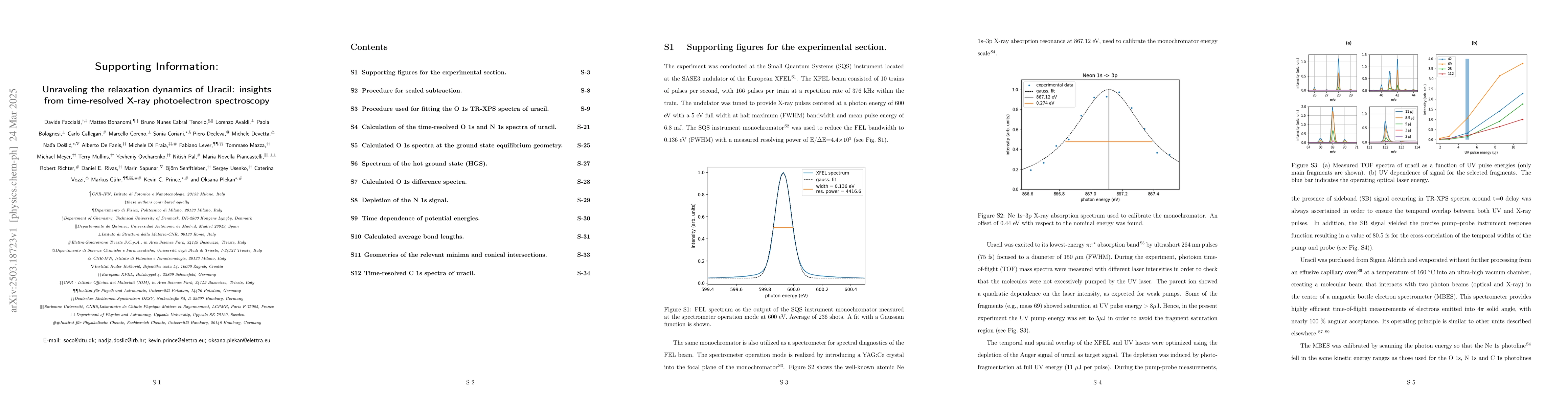 Thumbnail for Unraveling the relaxation dynamics of Uracil: insights from
  time-resolved X-ray photoelectron spectroscopy