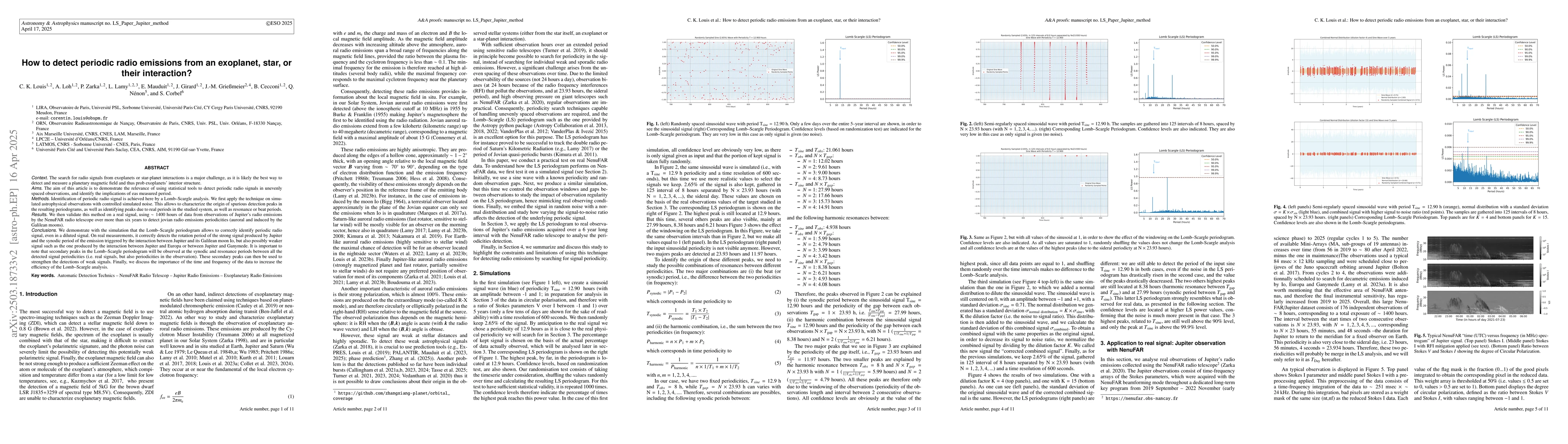 Thumbnail for Detection method for periodic radio emissions from an exoplanet's
  magnetosphere or a star-planet interaction