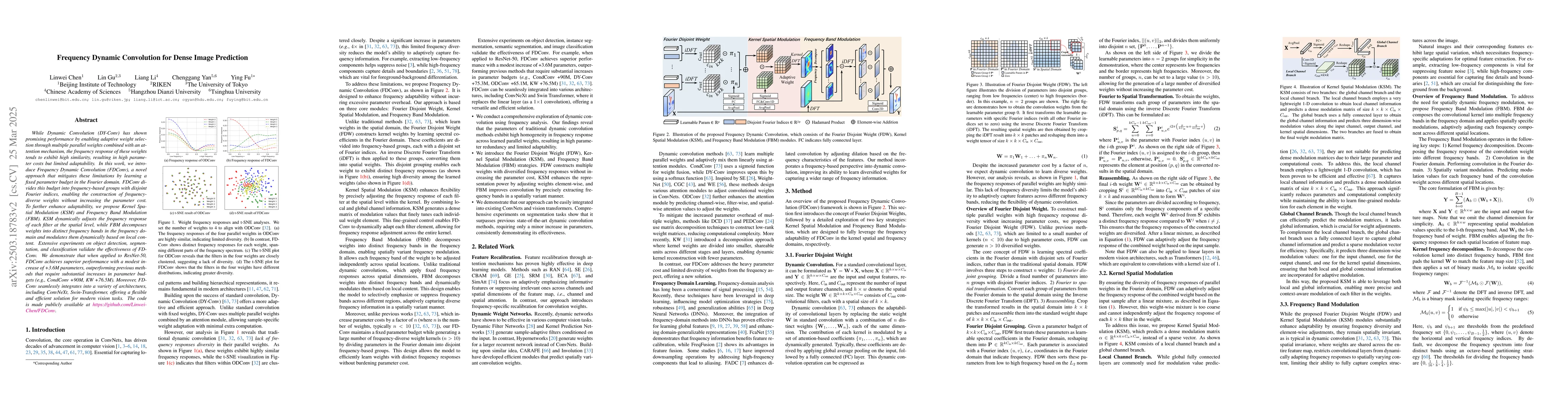 Thumbnail for Frequency Dynamic Convolution for Dense Image Prediction