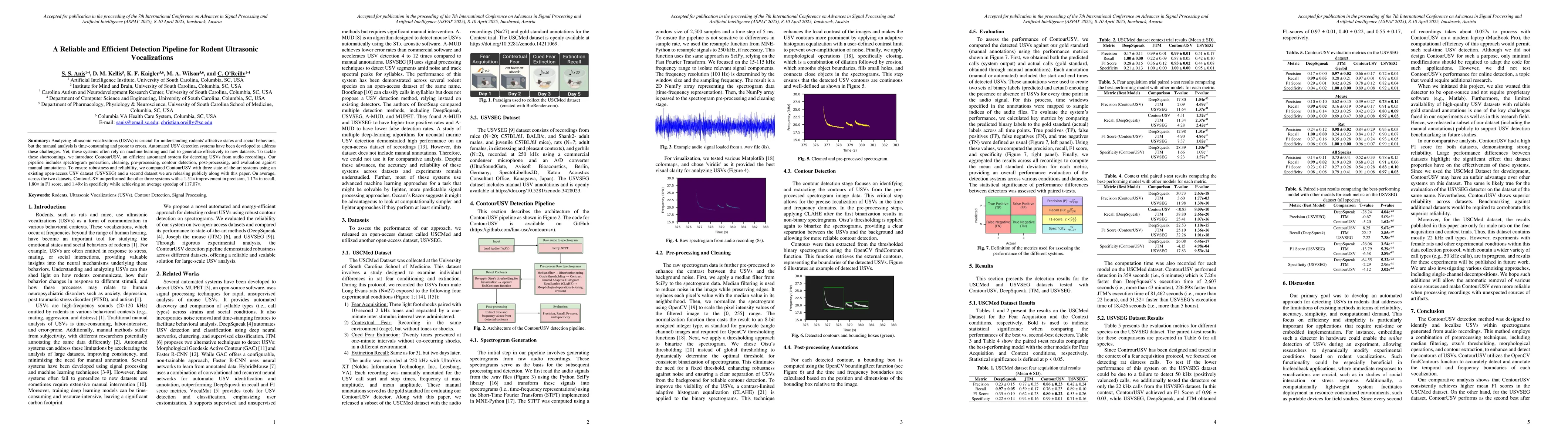 Thumbnail for A Reliable and Efficient Detection Pipeline for Rodent Ultrasonic
  Vocalizations