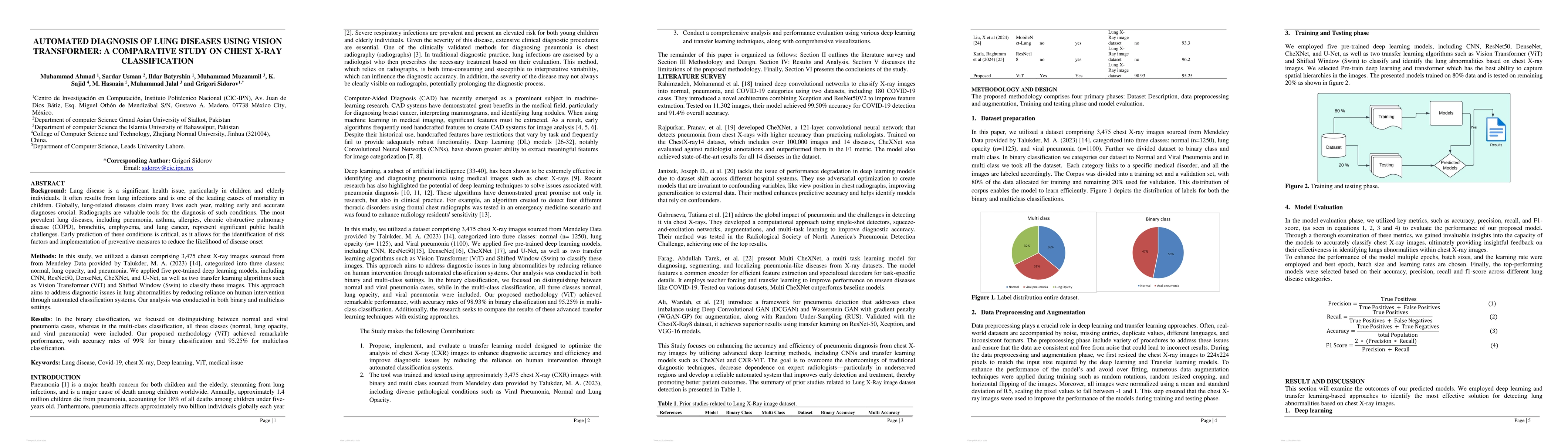 Thumbnail for Automated diagnosis of lung diseases using vision transformer: a
  comparative study on chest x-ray classification