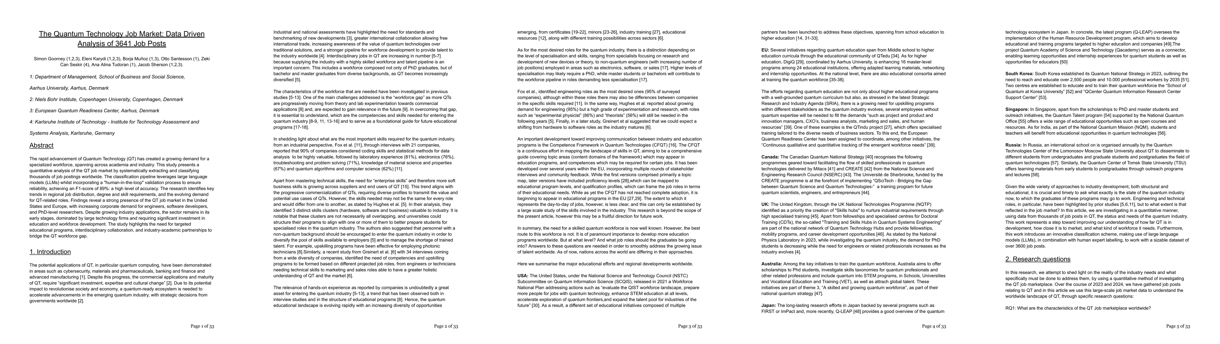 Thumbnail for The Quantum Technology Job Market: A Quantitative Investigation