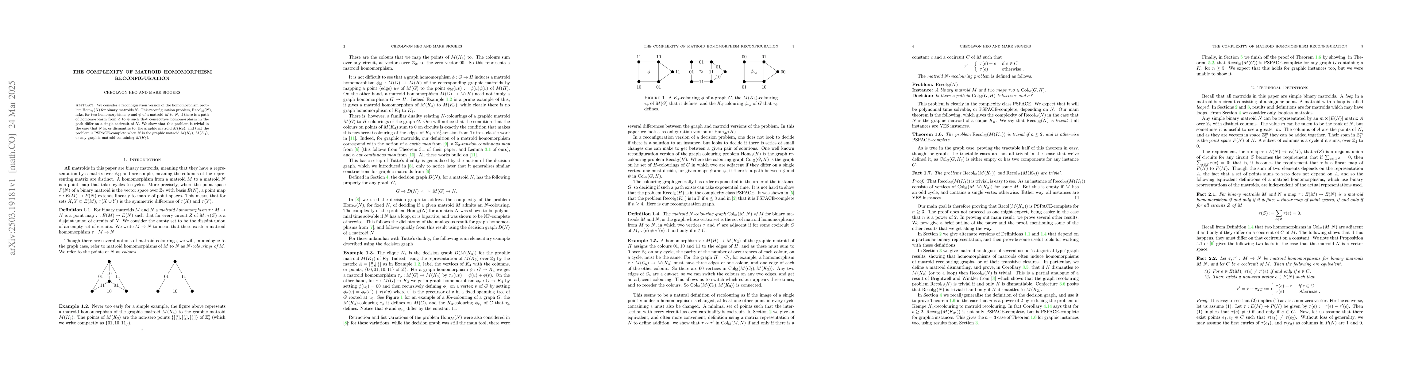 Thumbnail for The complexity of matroid homomorphism reconfiguration