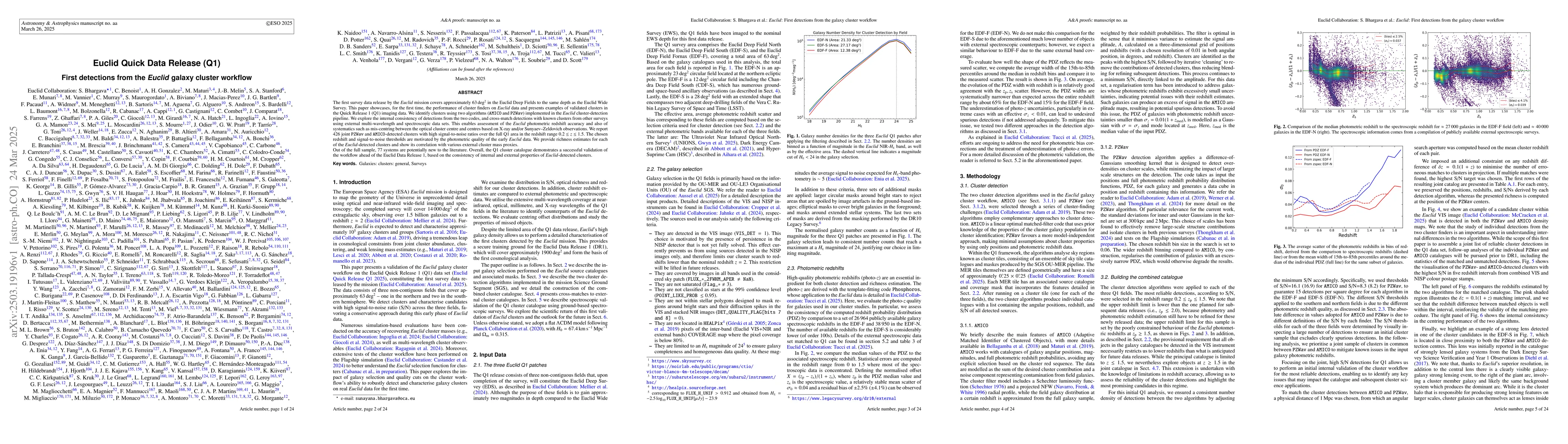 Thumbnail for Euclid Quick Data Release (Q1). First detections from the galaxy cluster
  workflow