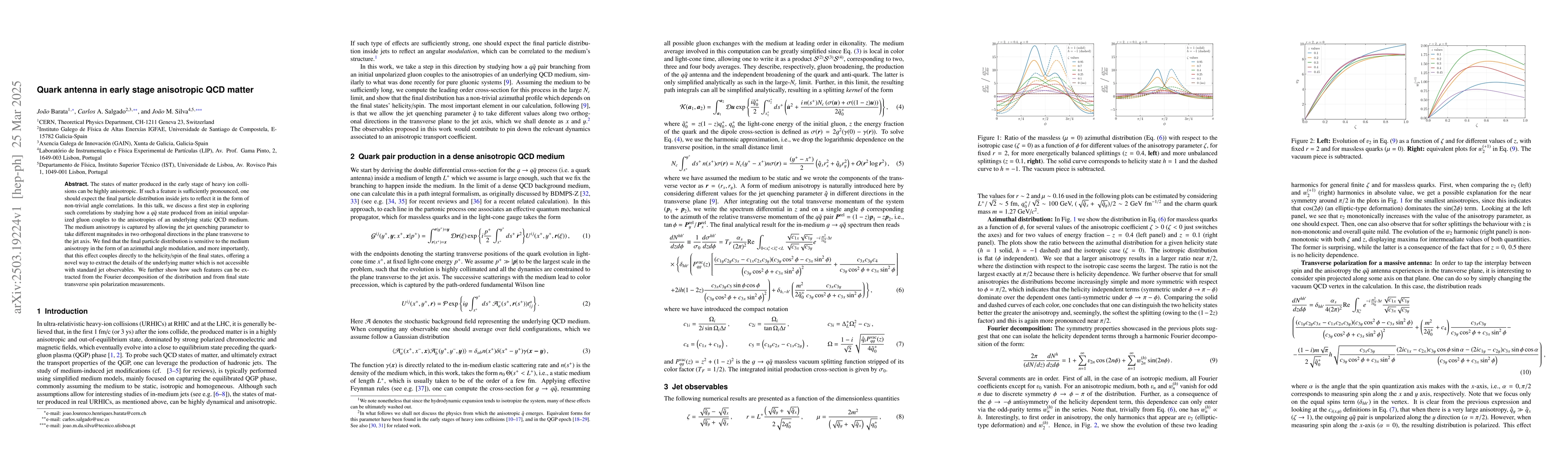 Thumbnail for Quark antenna in early stage anisotropic QCD matter