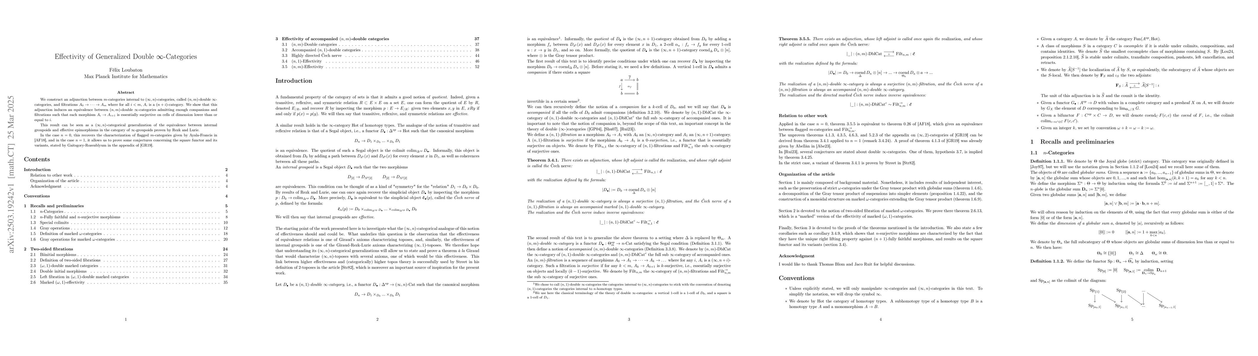 Thumbnail for Effectivity of Generalized Double $\infty$-Categories