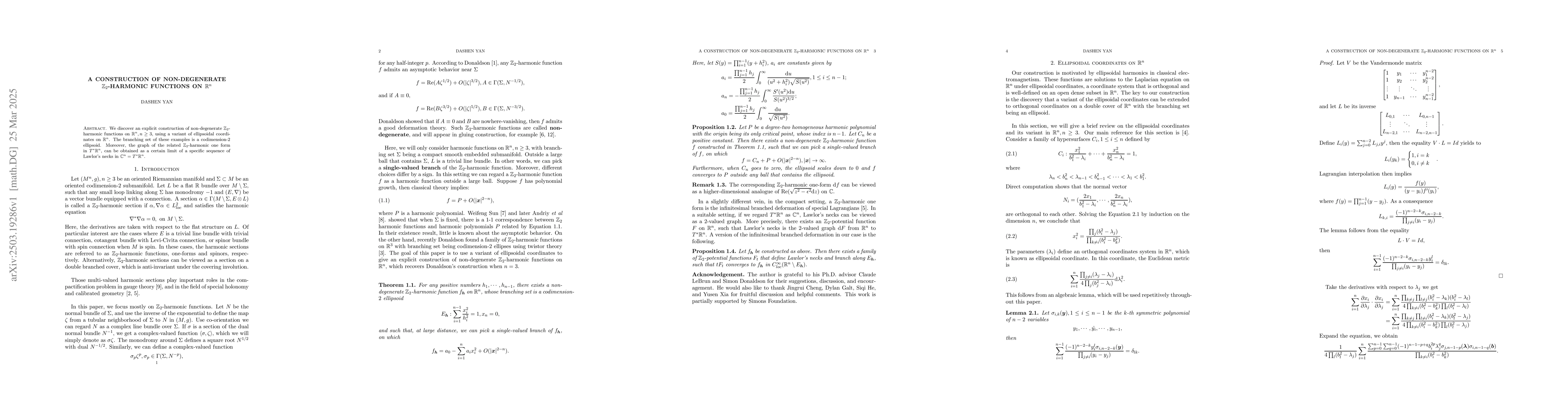 Thumbnail for A Construction of non-degenerate $\mathbb{Z}_{2}$-harmonic functions on
  $\mathbb{R}^{n}$