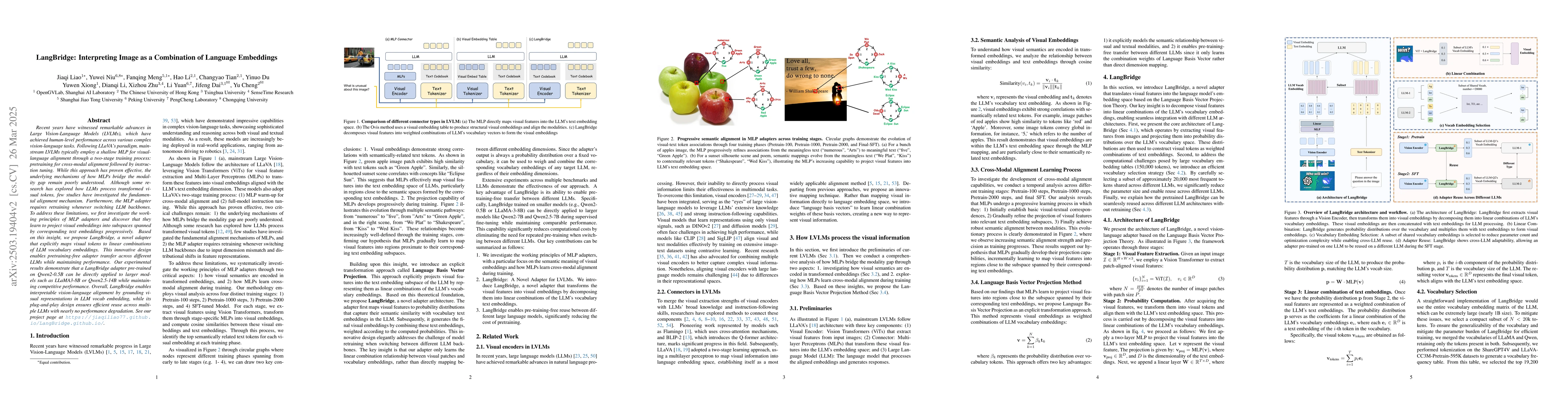 Thumbnail for LangBridge: Interpreting Image as a Combination of Language Embeddings