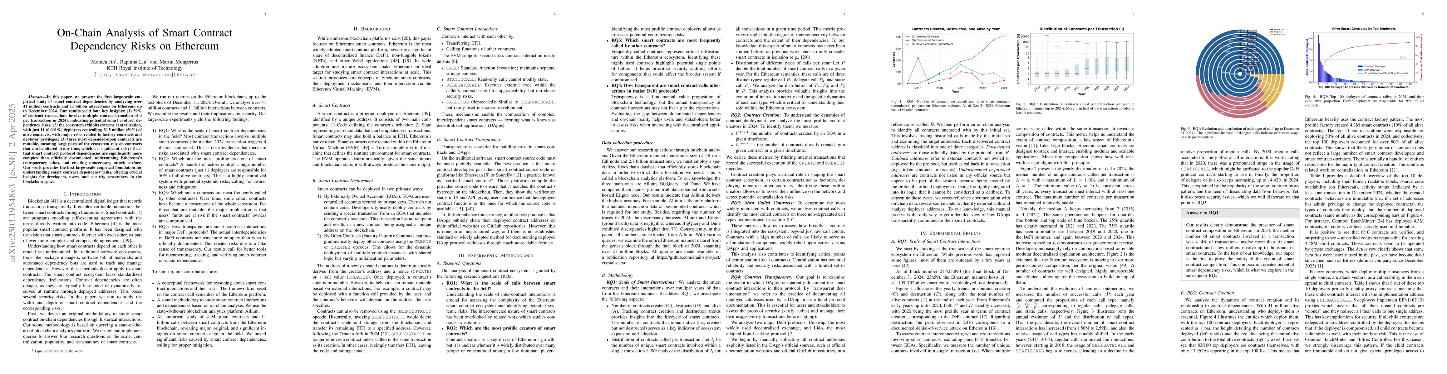 Thumbnail for On-Chain Analysis of Smart Contract Dependency Risks on Ethereum