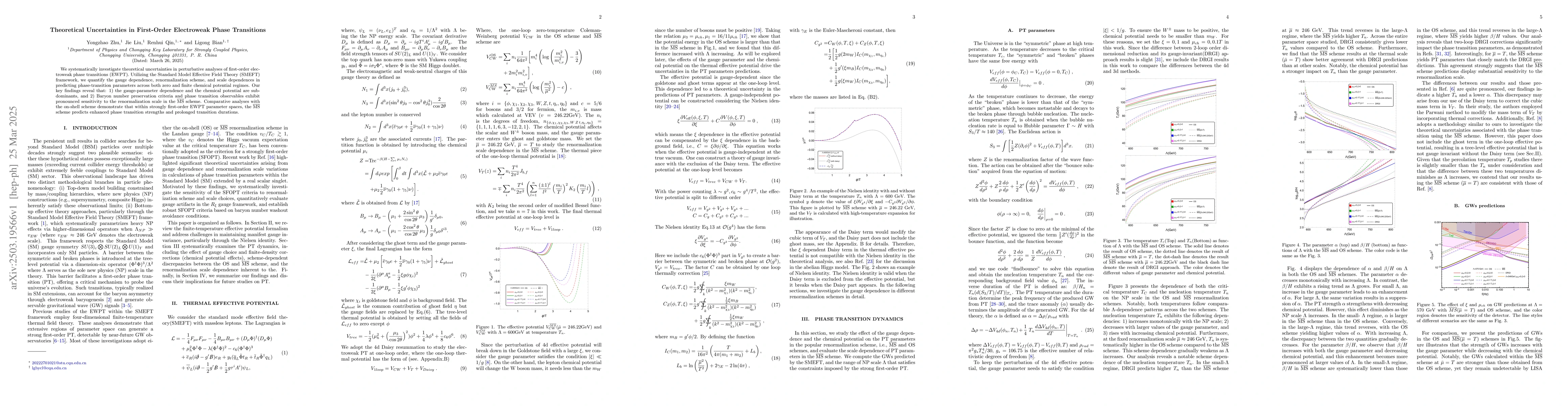 Thumbnail for Theoretical Uncertainties in First-Order Electroweak Phase Transitions