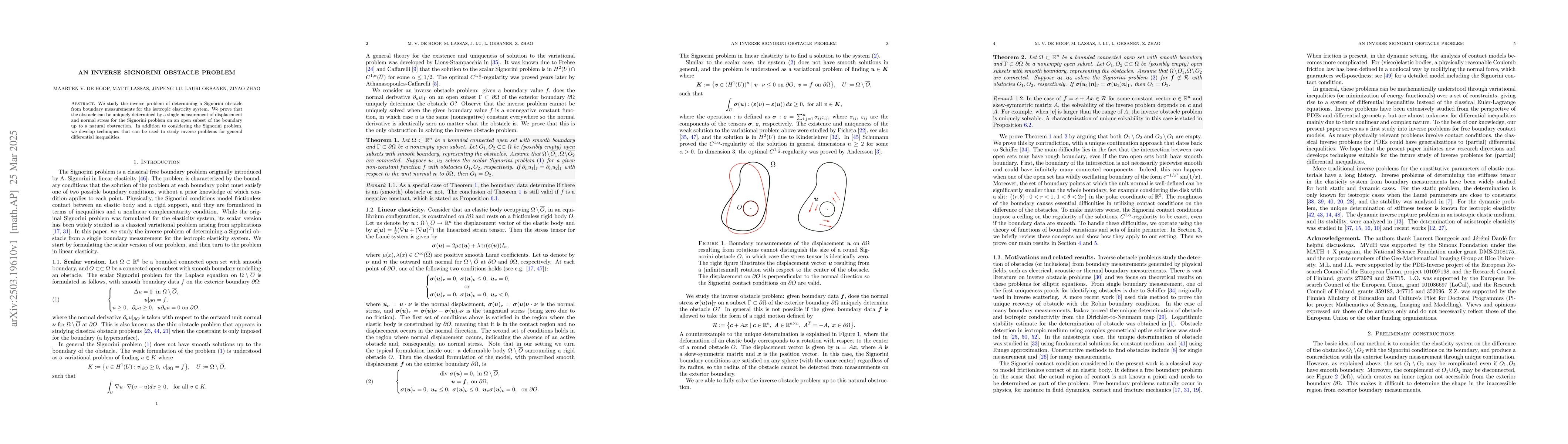 Thumbnail for An inverse Signorini obstacle problem