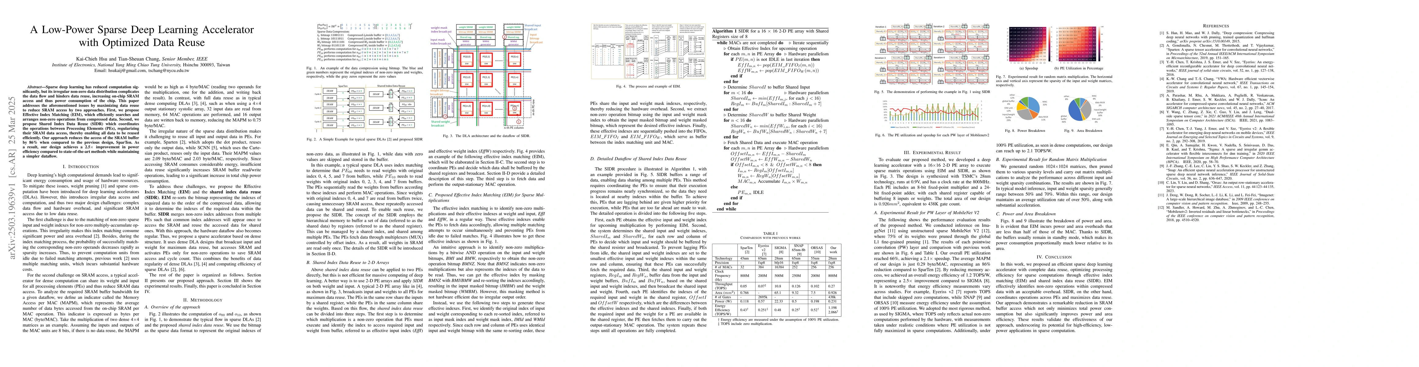 Thumbnail for A Low-Power Sparse Deep Learning Accelerator with Optimized Data Reuse