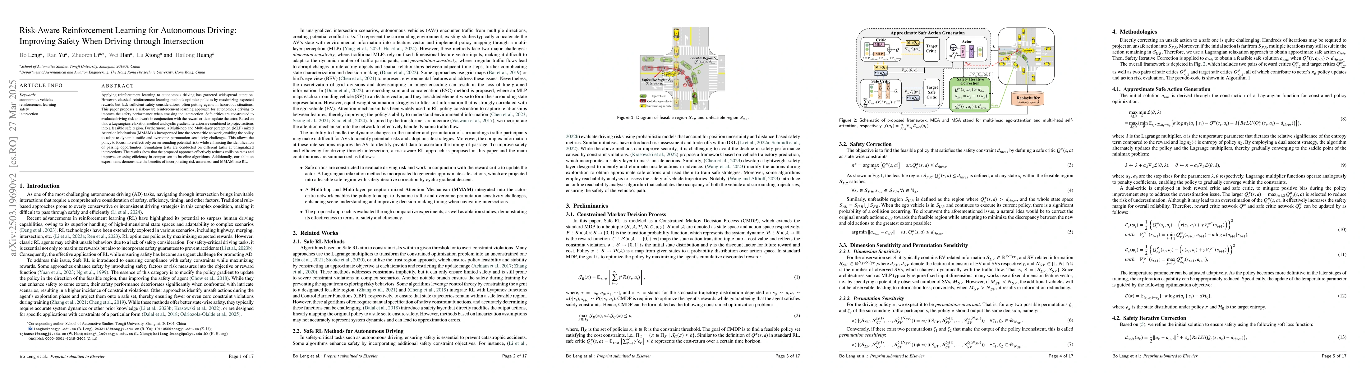 Thumbnail for Risk-Aware Reinforcement Learning for Autonomous Driving: Improving
  Safety When Driving through Intersection