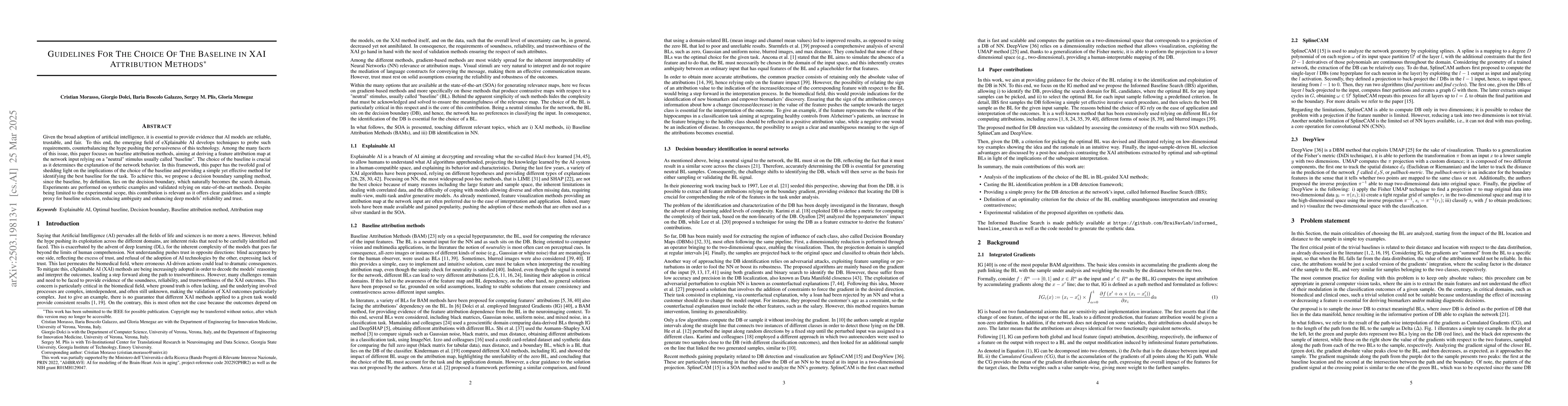 Thumbnail for Guidelines For The Choice Of The Baseline in XAI Attribution Methods
