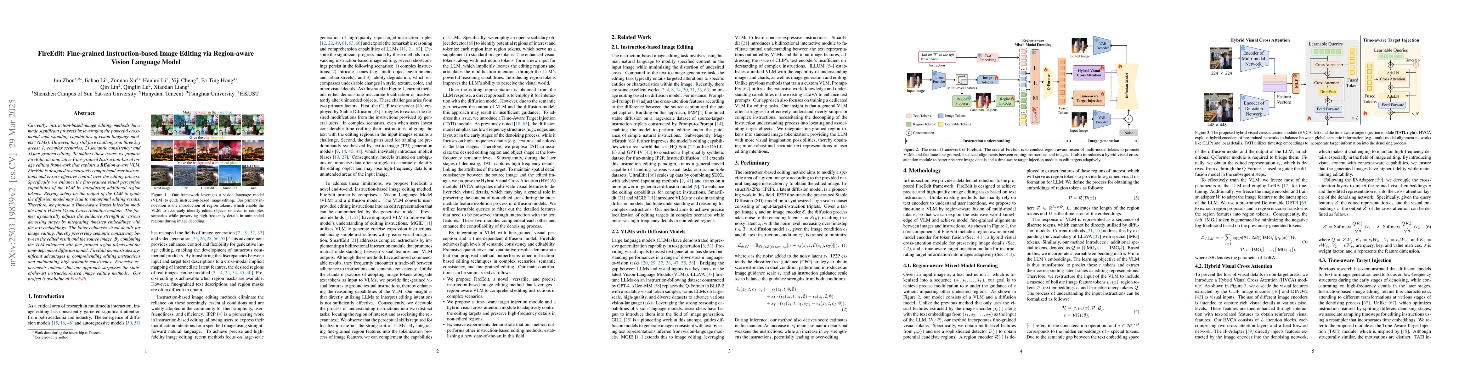 Thumbnail for FireEdit: Fine-grained Instruction-based Image Editing via Region-aware
  Vision Language Model