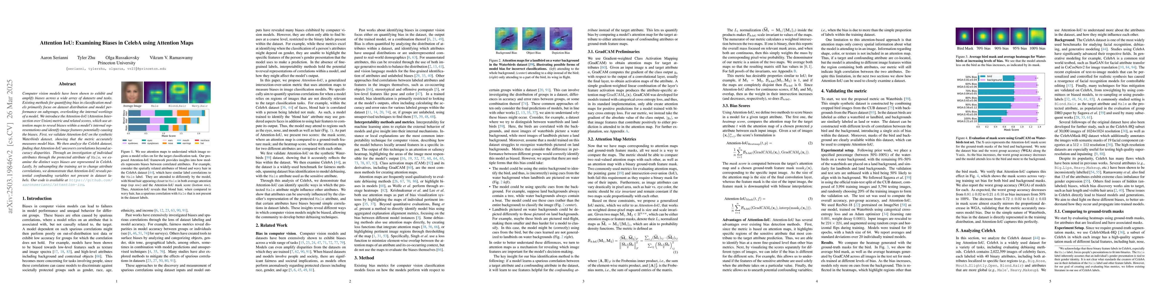 Thumbnail for Attention IoU: Examining Biases in CelebA using Attention Maps