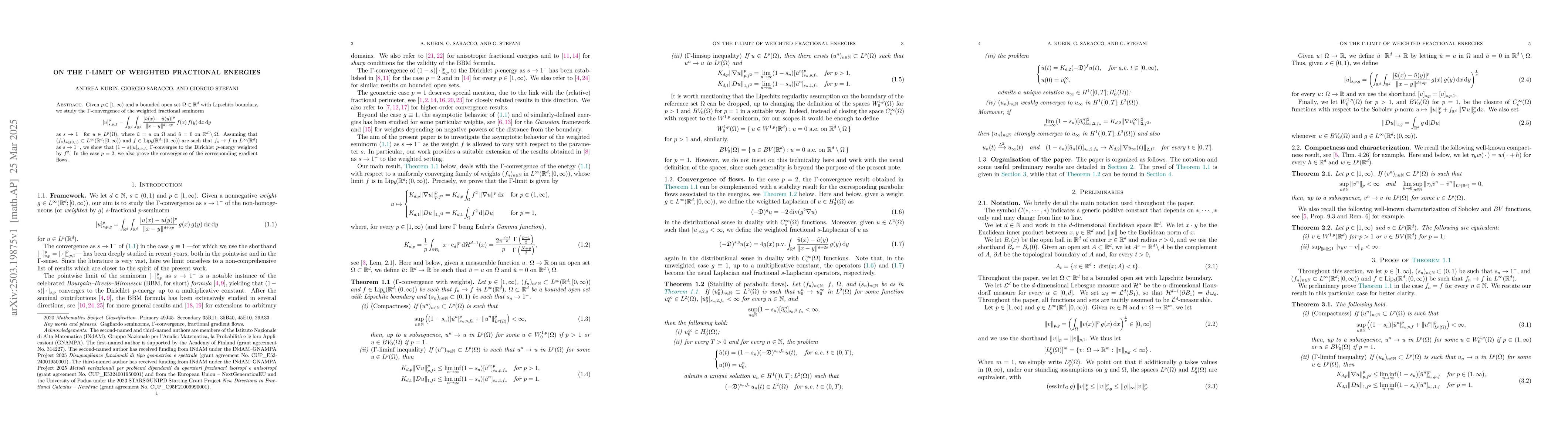 Thumbnail for On the $Γ$-limit of weighted fractional energies