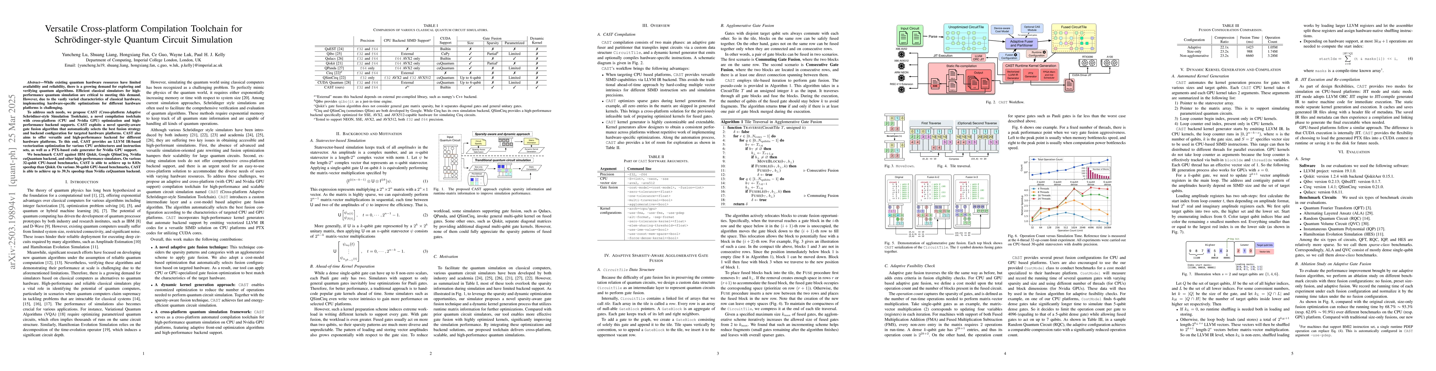 Thumbnail for Versatile Cross-platform Compilation Toolchain for Schrödinger-style
  Quantum Circuit Simulation