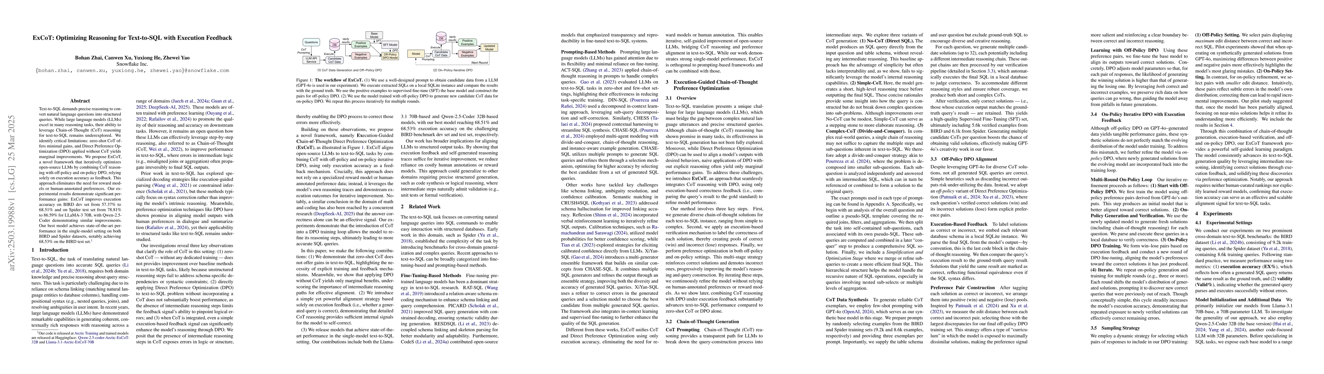 Thumbnail for ExCoT: Optimizing Reasoning for Text-to-SQL with Execution Feedback