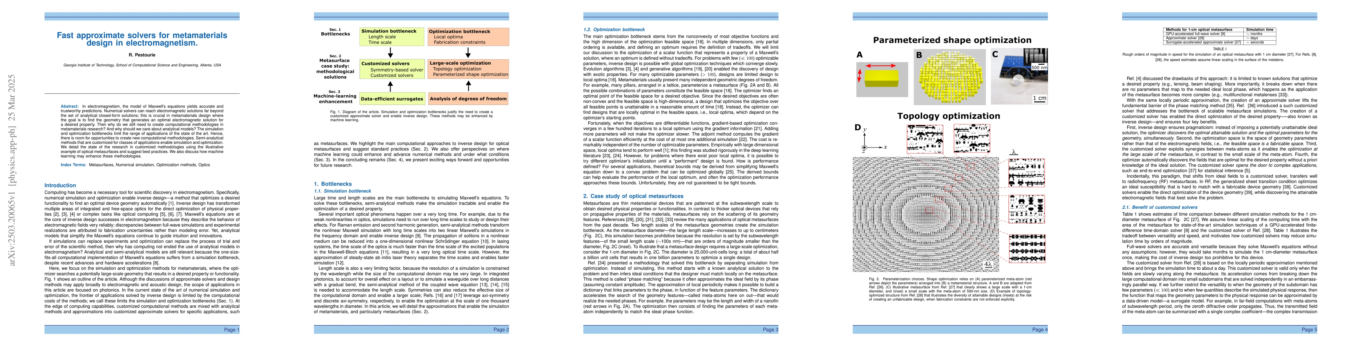Thumbnail for Fast approximate solvers for metamaterials design in electromagnetism