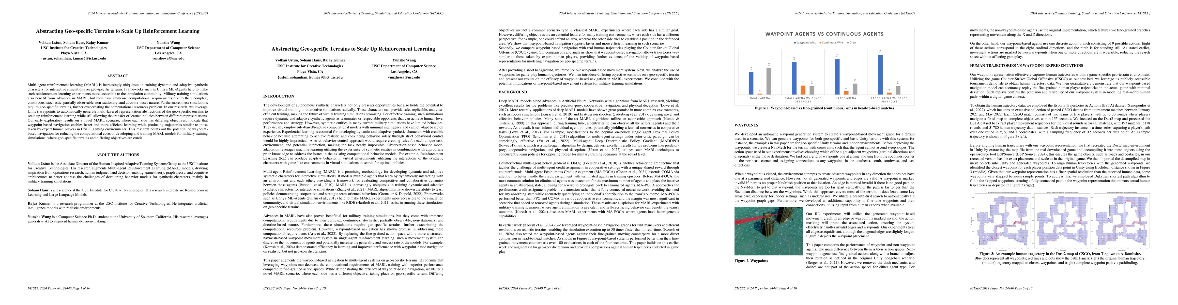 Thumbnail for Abstracting Geo-specific Terrains to Scale Up Reinforcement Learning