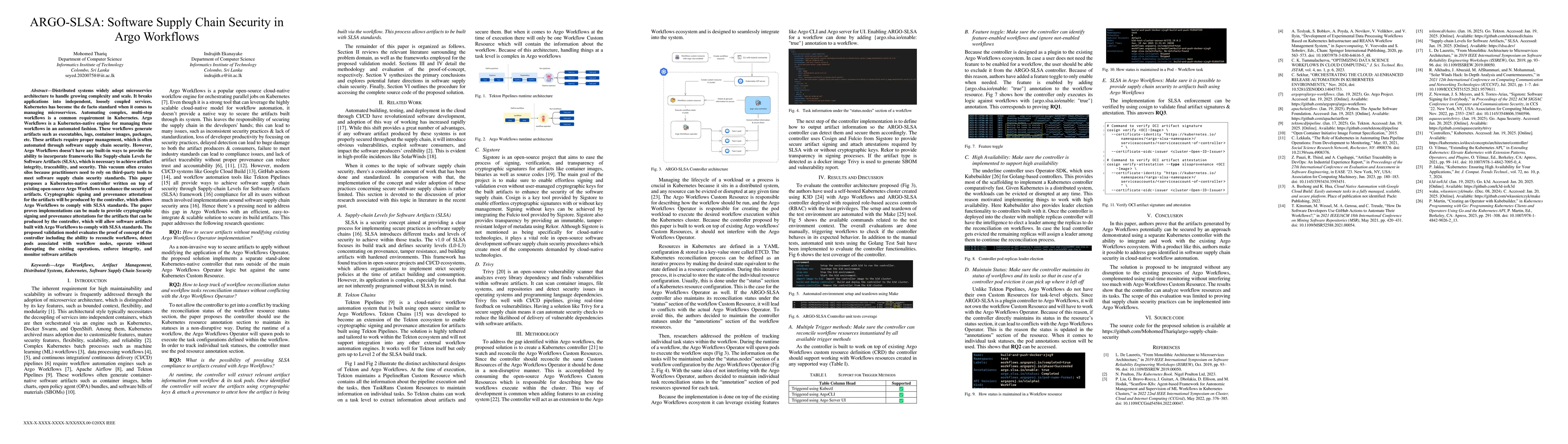 Thumbnail for ARGO-SLSA: Software Supply Chain Security in Argo Workflows