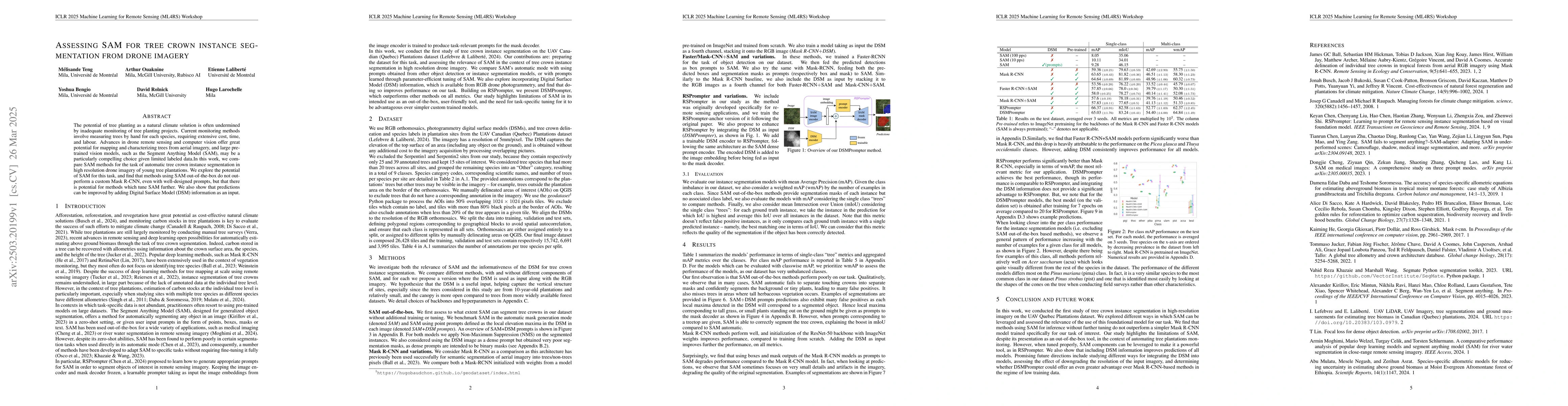 Thumbnail for Assessing SAM for Tree Crown Instance Segmentation from Drone Imagery