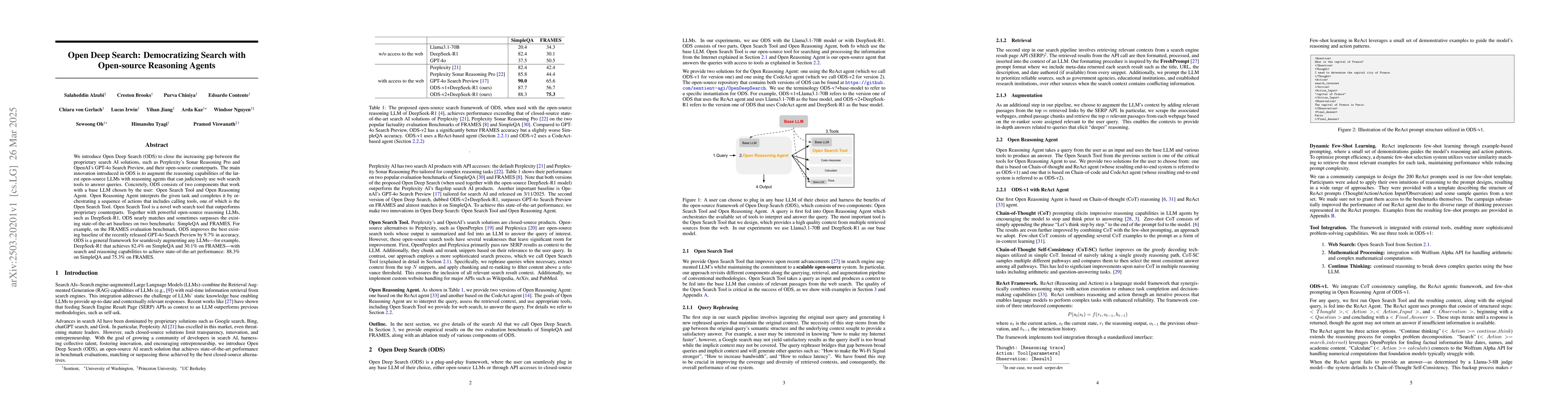 Thumbnail for Open Deep Search: Democratizing Search with Open-source Reasoning Agents