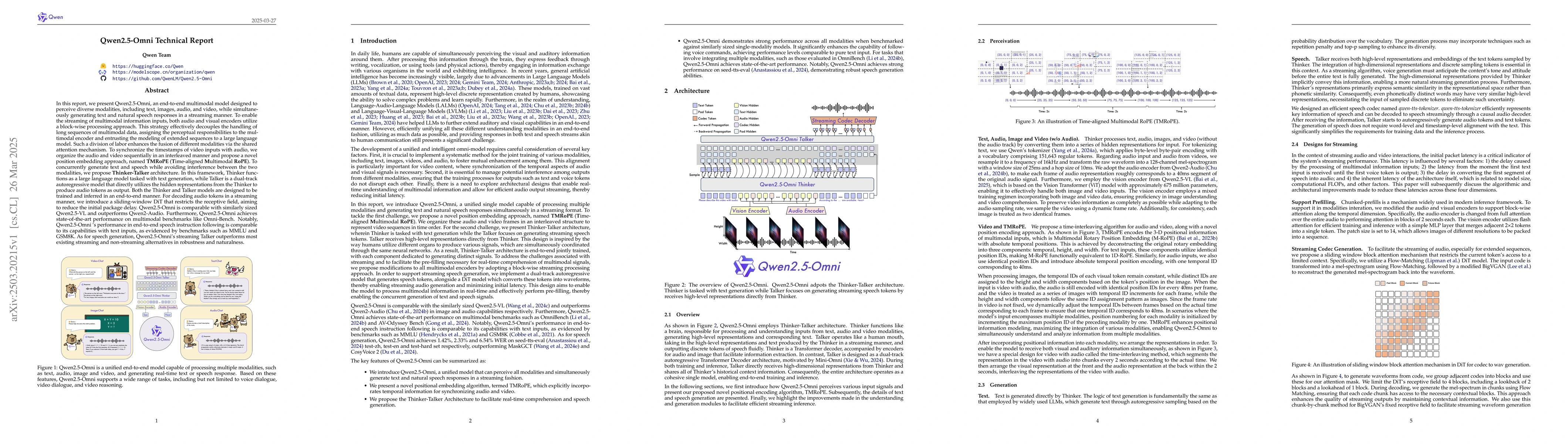 Thumbnail for Qwen2.5-Omni Technical Report