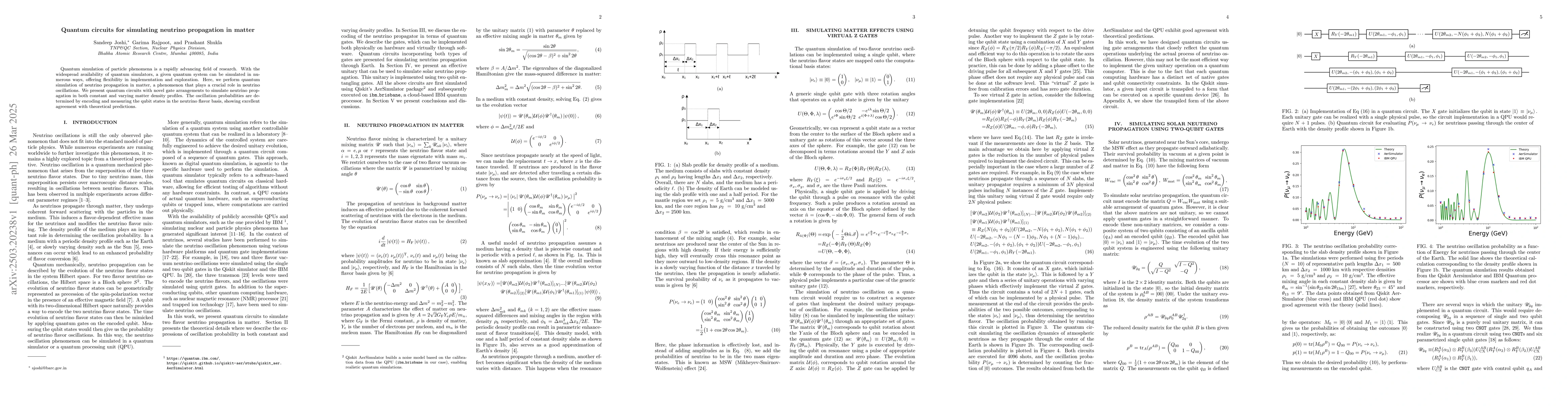 Thumbnail for Quantum circuits for simulating neutrino propagation in matter