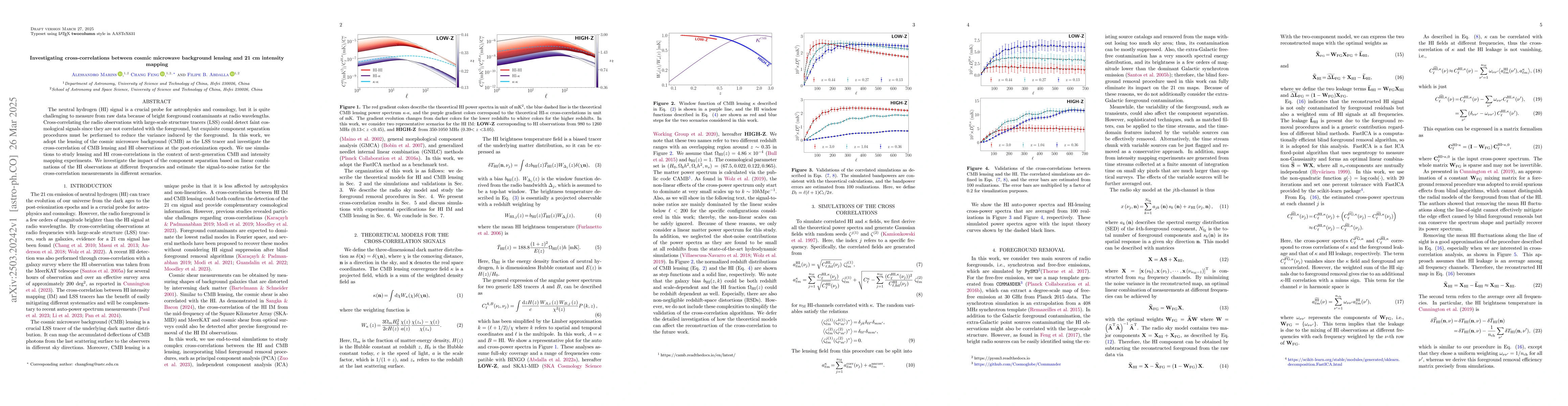 Thumbnail for Investigating cross-correlations between cosmic microwave background
  lensing and 21 cm intensity mapping