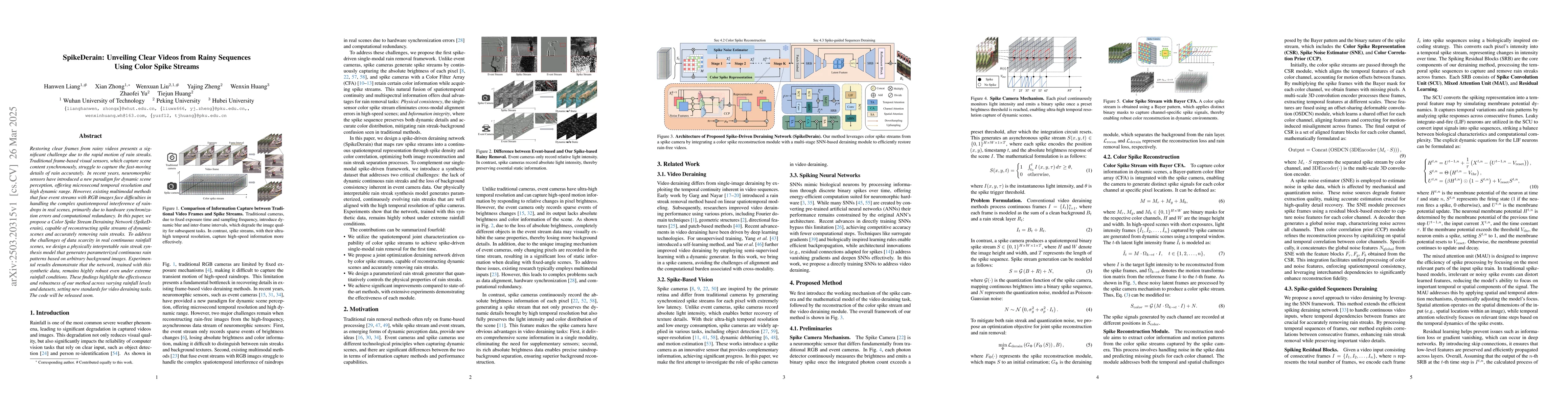 Thumbnail for SpikeDerain: Unveiling Clear Videos from Rainy Sequences Using Color
  Spike Streams
