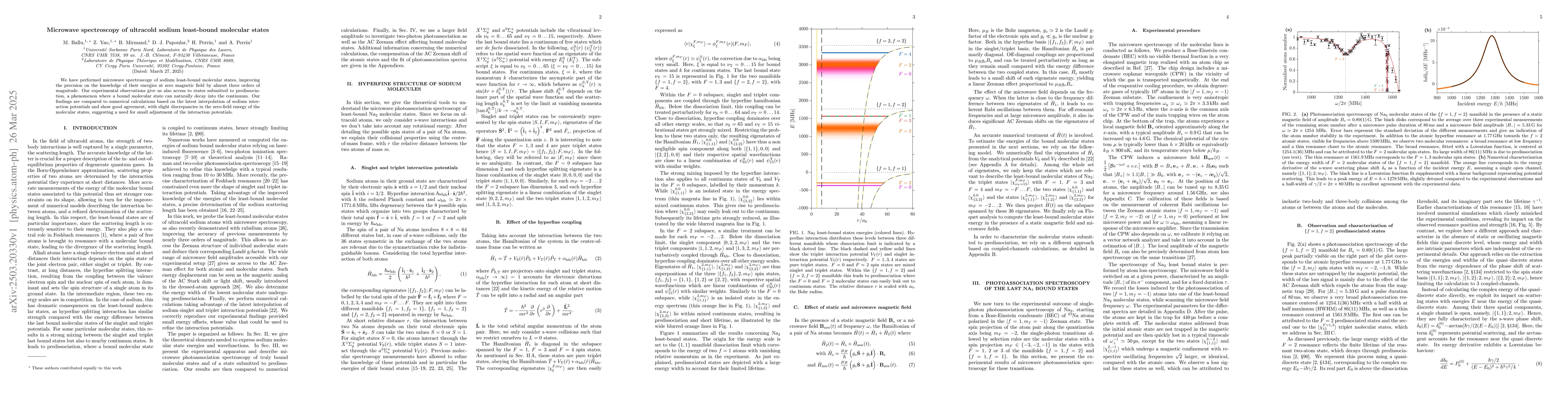 Thumbnail for Microwave spectroscopy of ultracold sodium least-bound molecular states