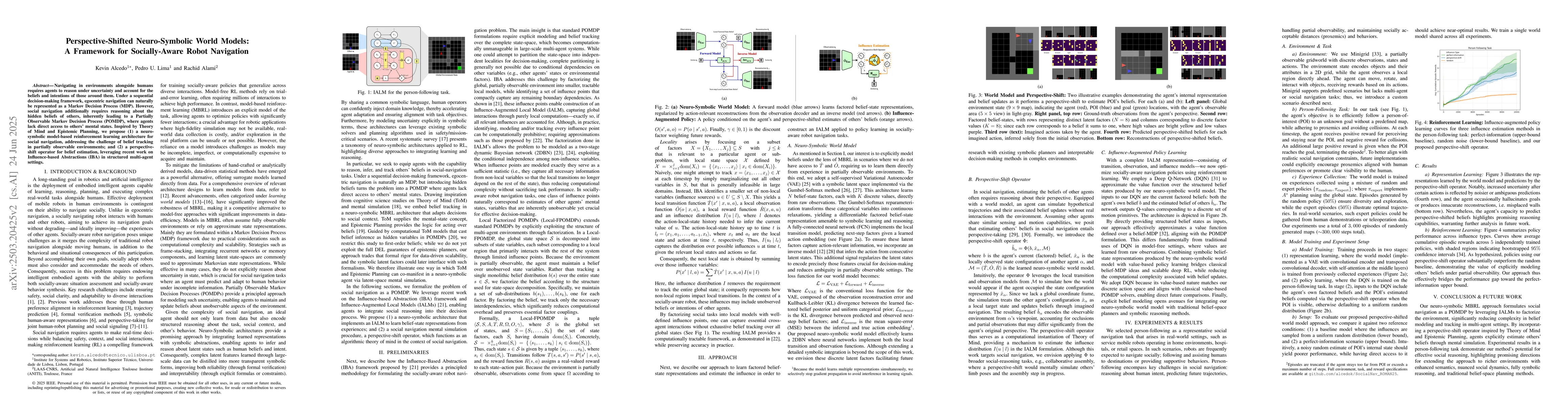 Thumbnail for Perspective-Shifted Neuro-Symbolic World Models: A Framework for
  Socially-Aware Robot Navigation