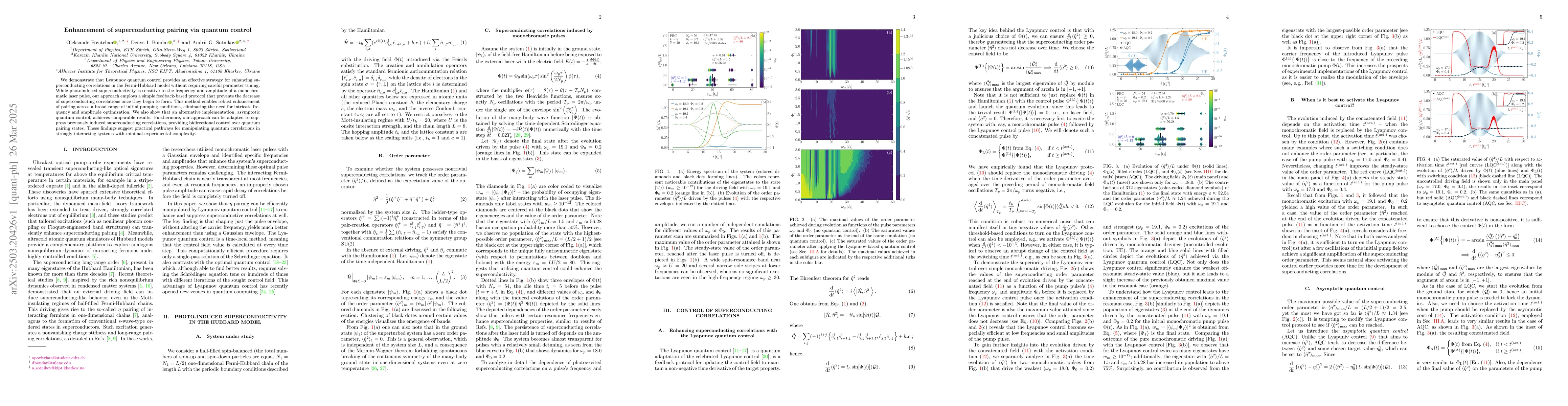 Thumbnail for Enhancement of superconducting pairing via quantum control