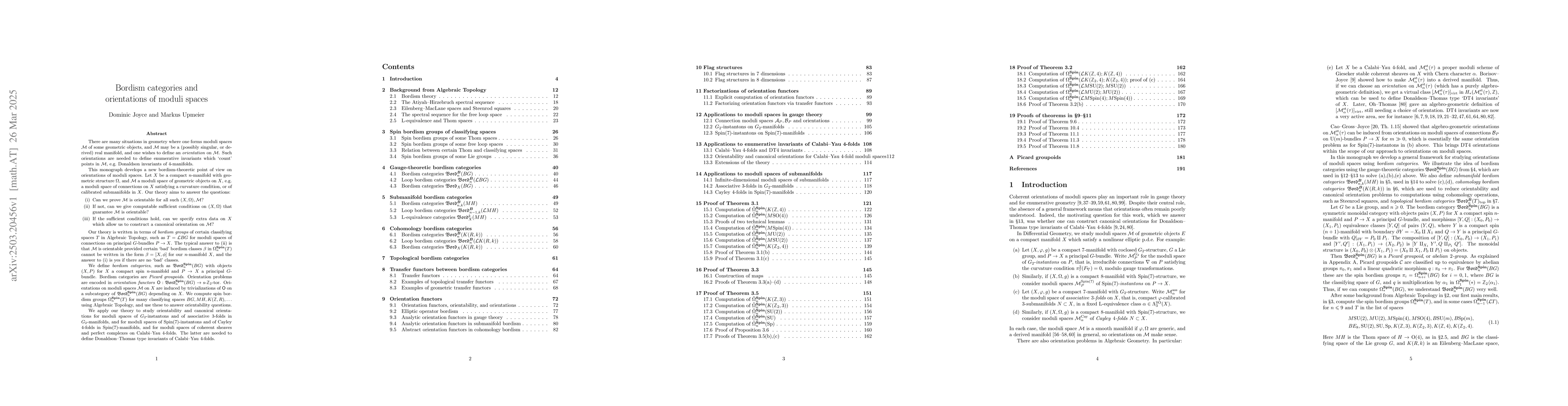 Thumbnail for Bordism categories and orientations of moduli spaces