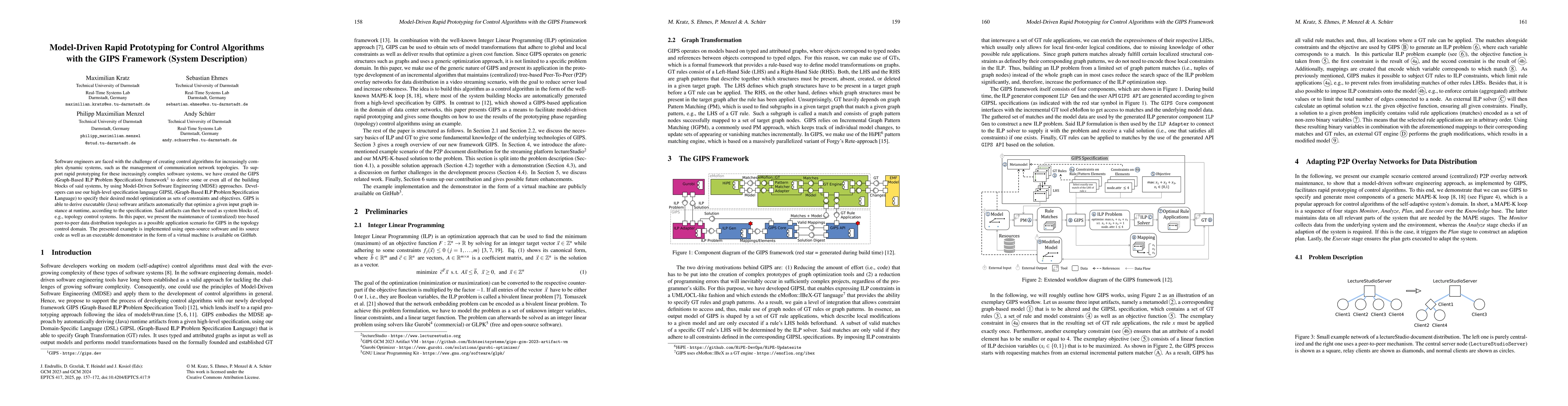 Thumbnail for Model-Driven Rapid Prototyping for Control Algorithms with the GIPS
  Framework (System Description)