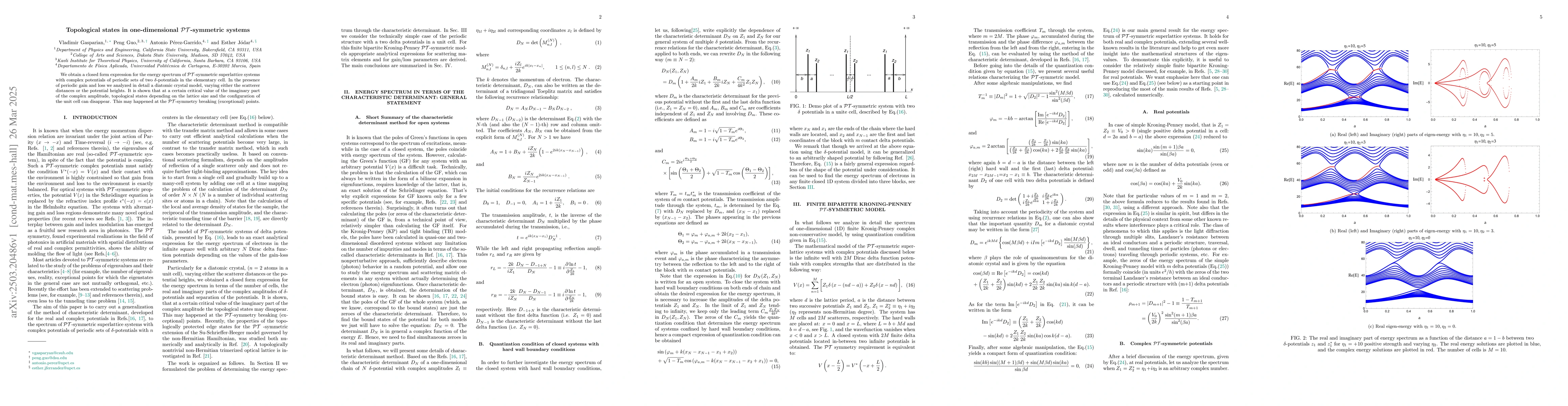 Thumbnail for Topological states in one-dimensional $\mathcal{P}\mathcal{T}$-symmetric
  systems