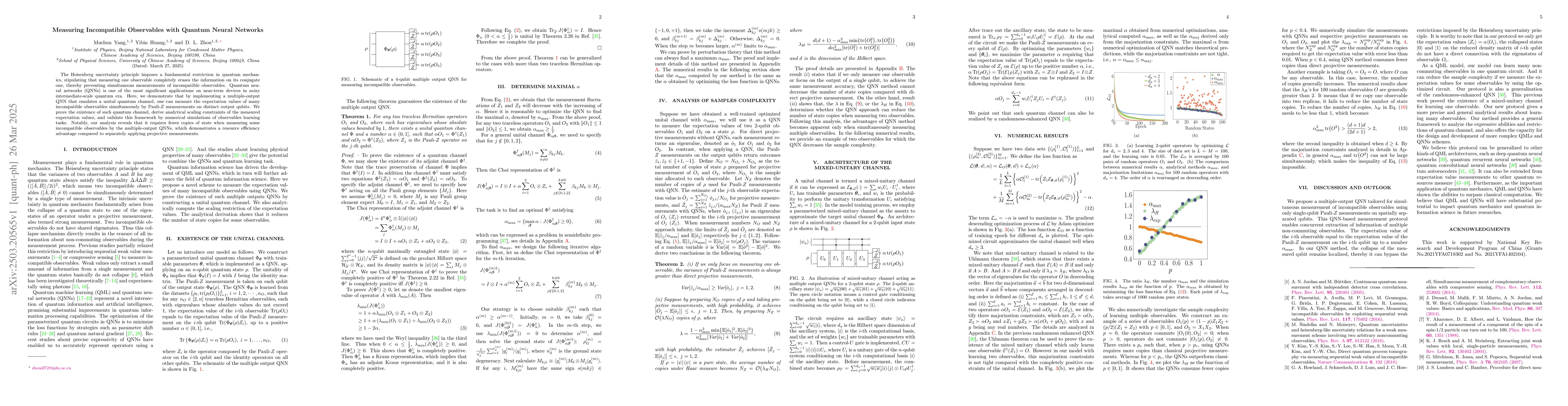 Thumbnail for Measuring Incompatible Observables with Quantum Neural Networks