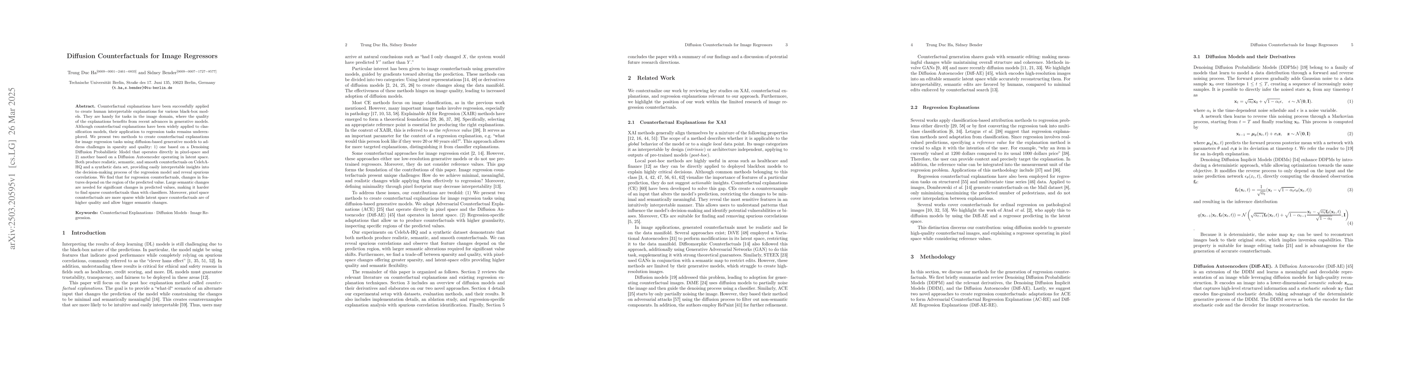Thumbnail for Diffusion Counterfactuals for Image Regressors