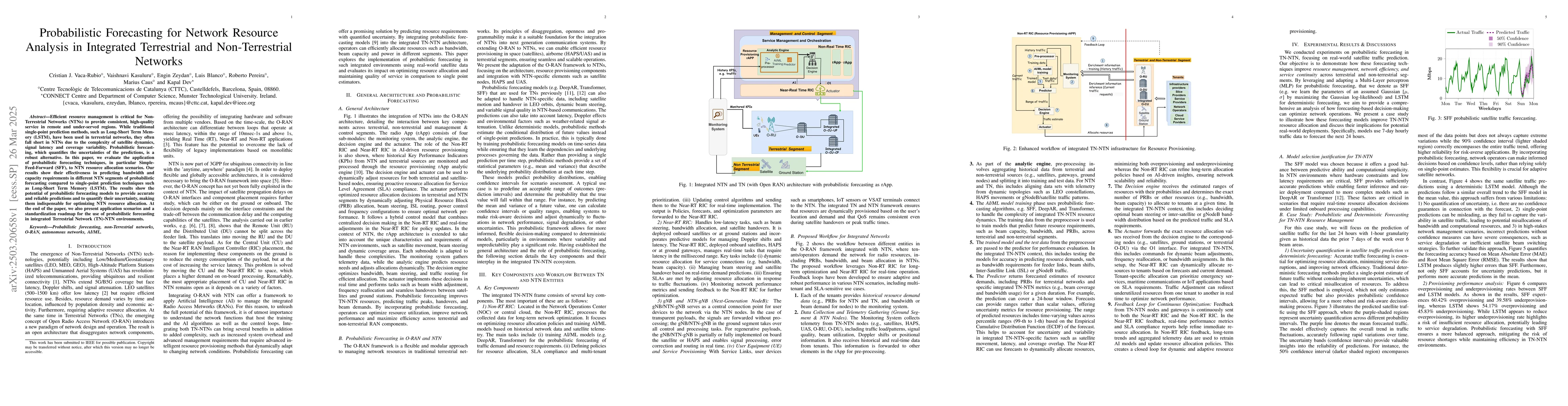 Thumbnail for Probabilistic Forecasting for Network Resource Analysis in Integrated
  Terrestrial and Non-Terrestrial Networks