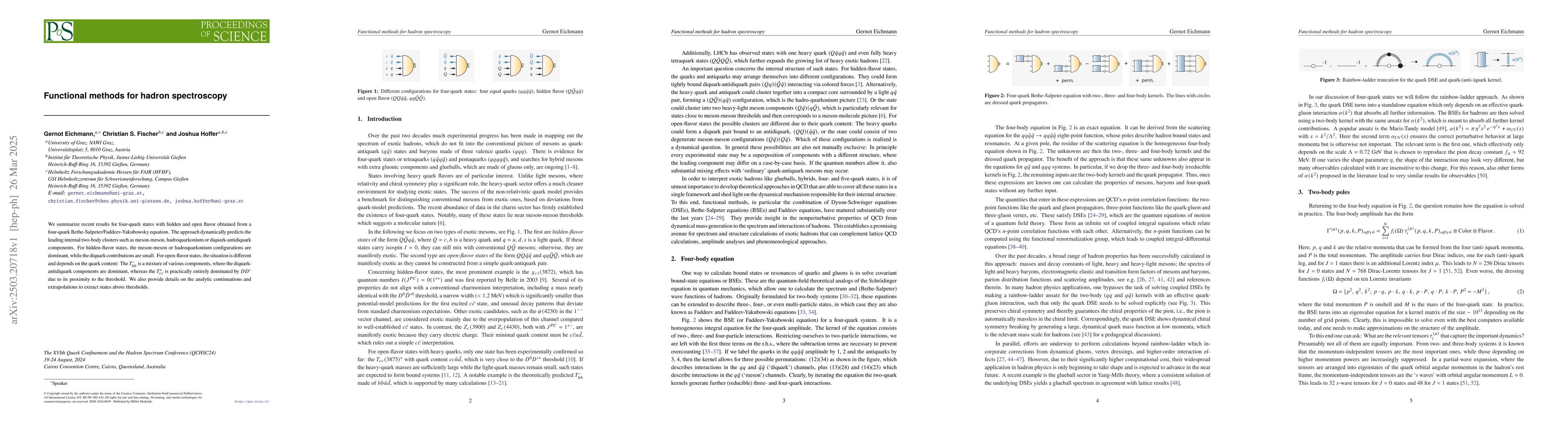 Thumbnail for Functional methods for hadron spectroscopy
