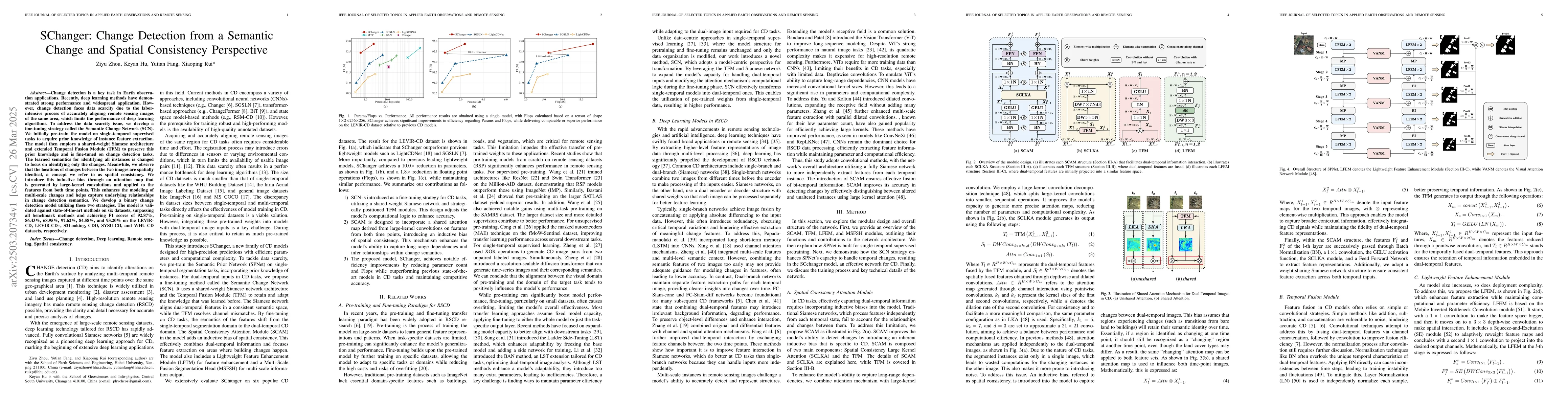 Thumbnail for SChanger: Change Detection from a Semantic Change and Spatial
  Consistency Perspective