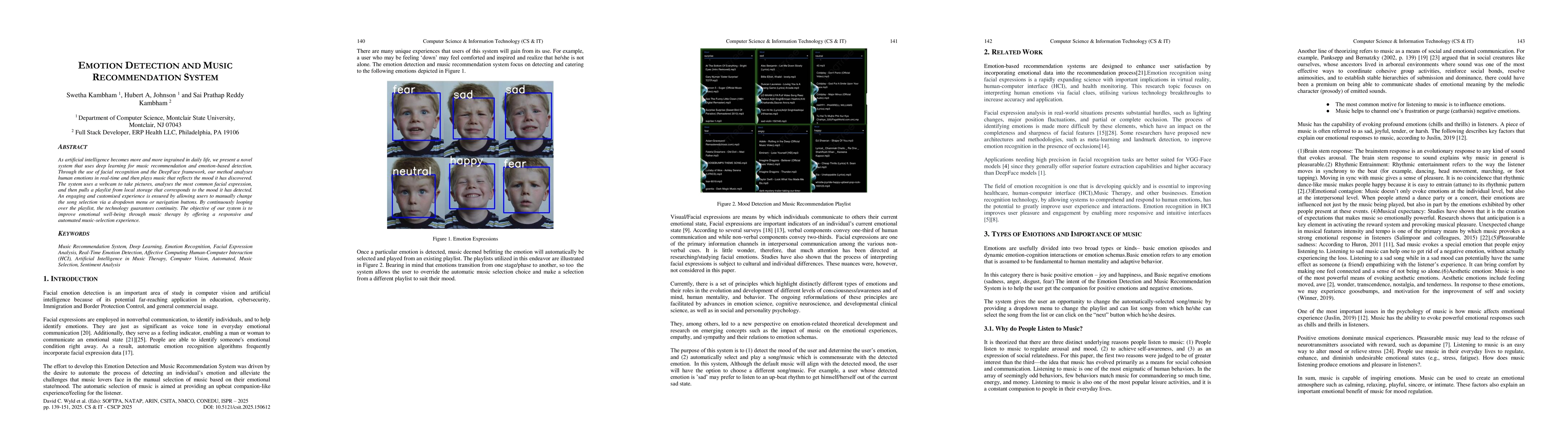 Thumbnail for Emotion Detection and Music Recommendation System