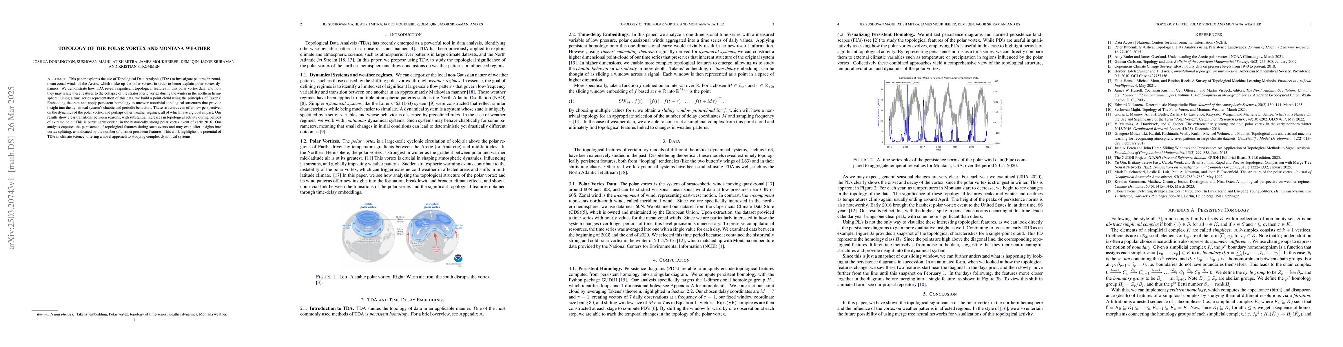 Thumbnail for Topology of The Polar Vortex and Montana Weather