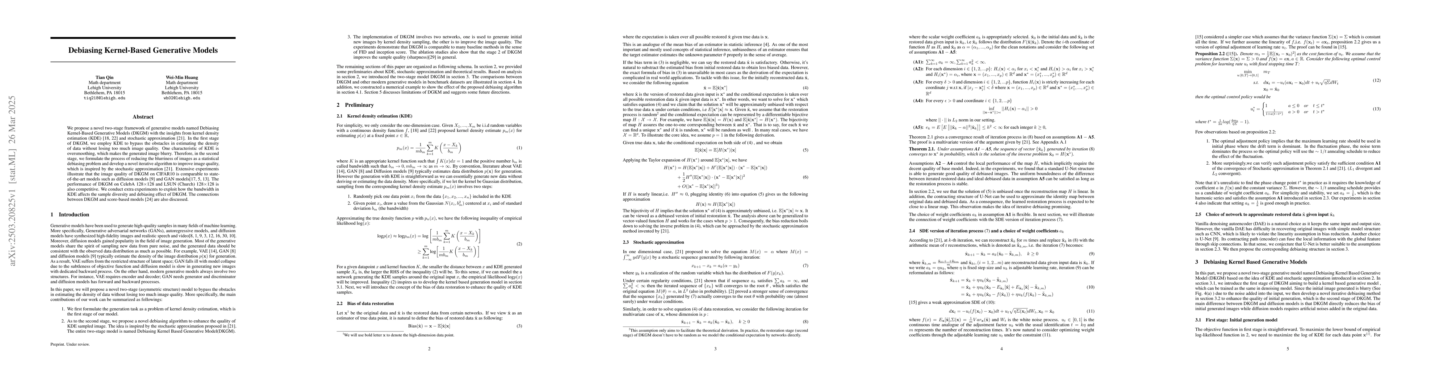 Thumbnail for Debiasing Kernel-Based Generative Models