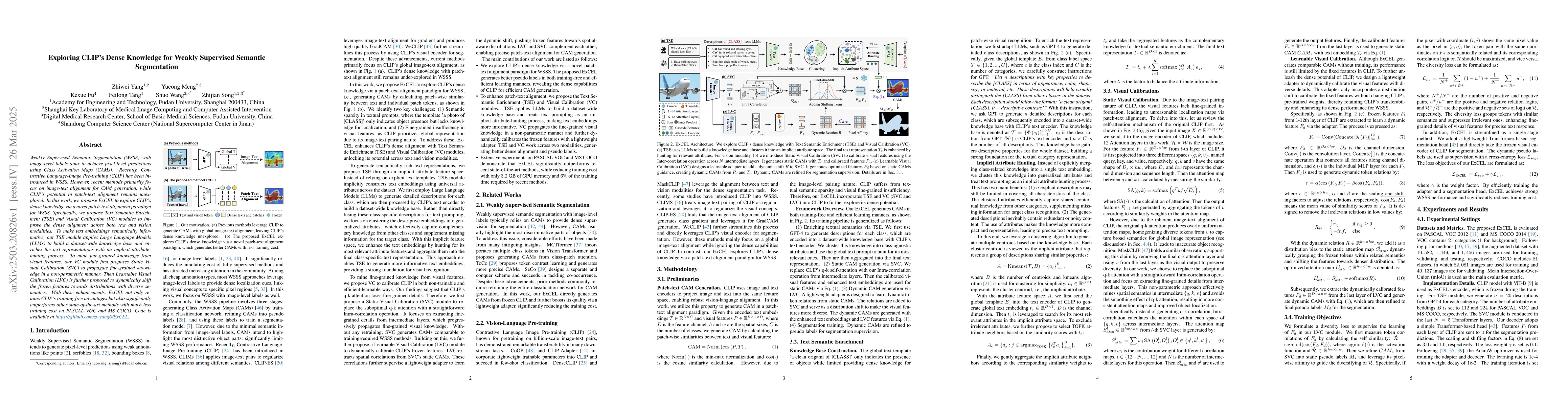 Thumbnail for Exploring CLIP's Dense Knowledge for Weakly Supervised Semantic
  Segmentation