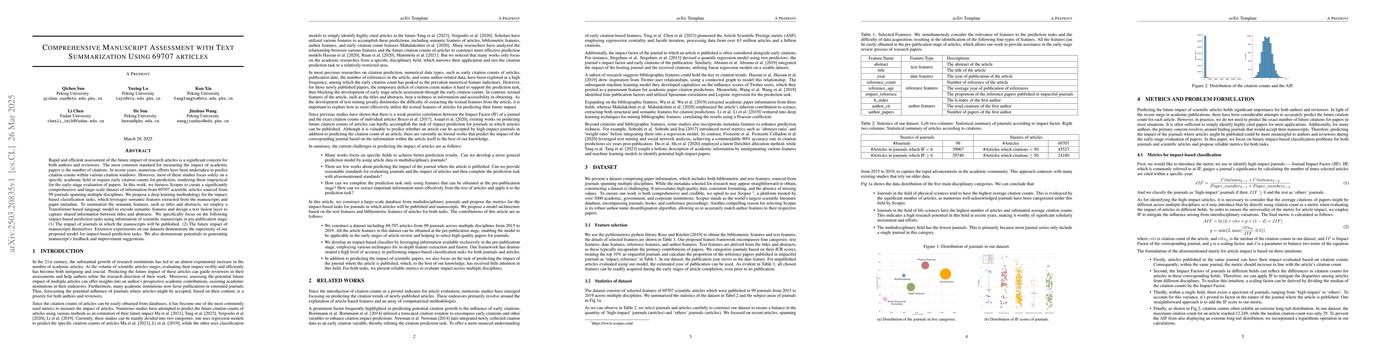 Thumbnail for Comprehensive Manuscript Assessment with Text Summarization Using 69707
  articles