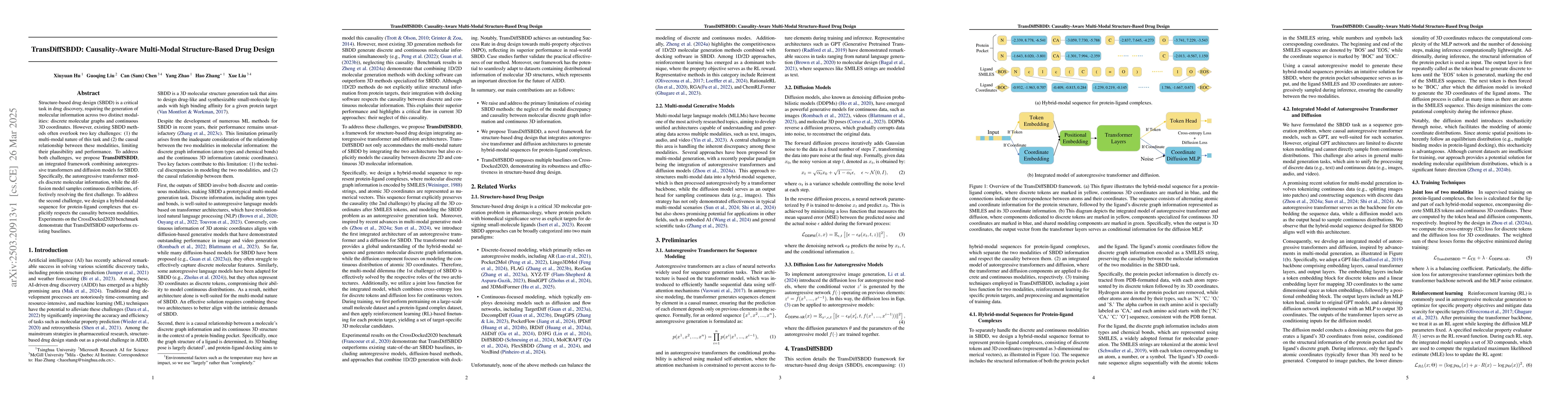 Thumbnail for TransDiffSBDD: Causality-Aware Multi-Modal Structure-Based Drug Design