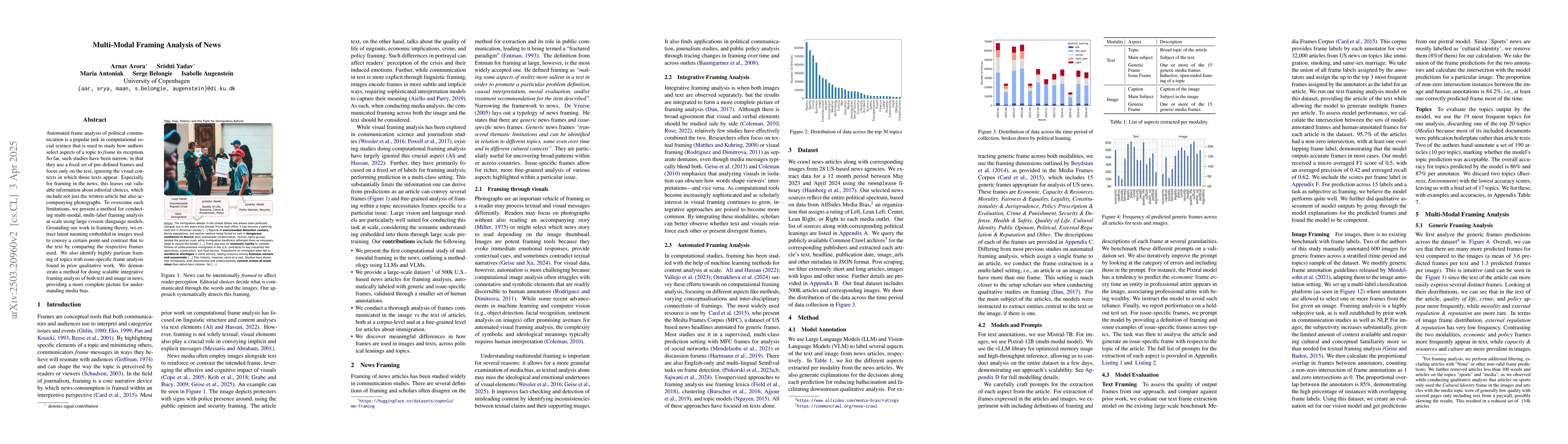Thumbnail for Multi-Modal Framing Analysis of News
